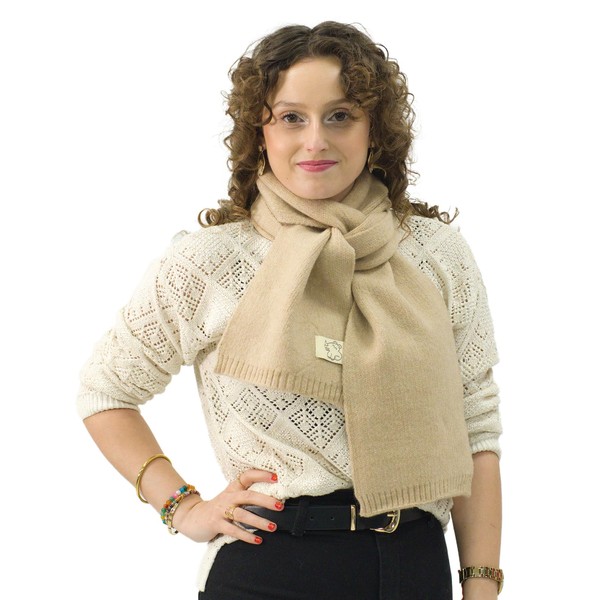 Xifrika Women's Knitted Scarf, Soft and Itch-free Winter Scarf, Stylish