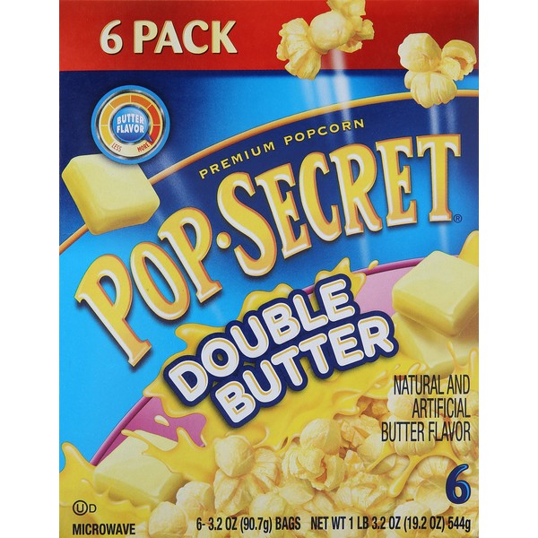 Pop Secret Double Butter Popcorn, 19.2 oz