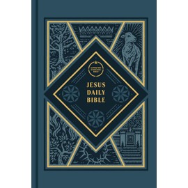 CSB Jesus Daily Bible, Hardcover, Guided 52-Week Reading Plan, Weekly Introductions, Weekly Summaries, Articles, Charts, Book Introductions, Easy-to-Read Bible Serif Type