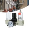 Air Oil Water Separator Triplet Automatic Drainage Pressure Regulator Aluminum