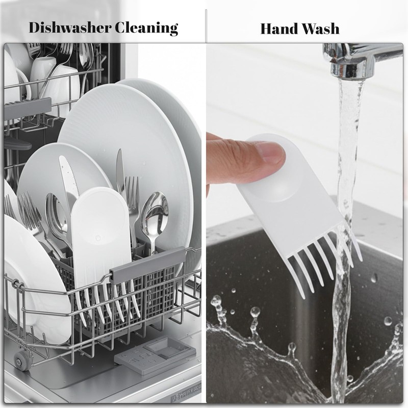 4 PCS Vegetable Chopper Cleaning Tools, Plastic Kitchen Cleaning Comb
