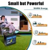 Litime 12V 30Ah LiFePO4 Lithium Battery 30A BMS Deep Cycles
