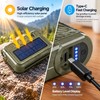 Foldable Solar Camping Light with USB Rechargeable Battery – Portable