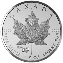 2016 $5 .9999 Proof Silver Maple Leaf Coin Poppy