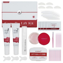 2025 Lash Lift Kit - Professional Eyebrow Lamination Kit Lash Perm Beginner Set with High Adhesion Glue and Long-Lasting Curling, Gentle Formula for Sensitive Eyes