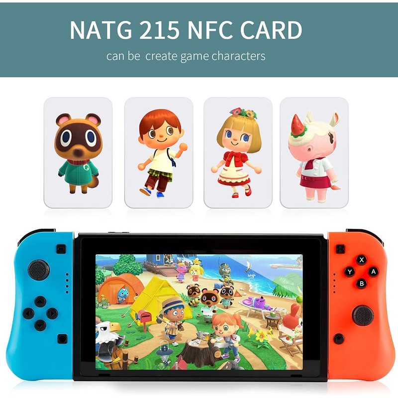 NFC Cards, PVC White NTAG215 Tag, Blank 504 Bytes NFC