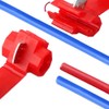 100 Pcs Lock Wire Connectors Blue Quick Splice Connector Terminals