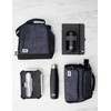 BUILT Insulated Lunch Bag with 'The Professional' Design, Polyester, Black,