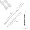 LaMure 6 Pcs Adjustable Extendable Spring Tension Rods Cupboard Multifunctional