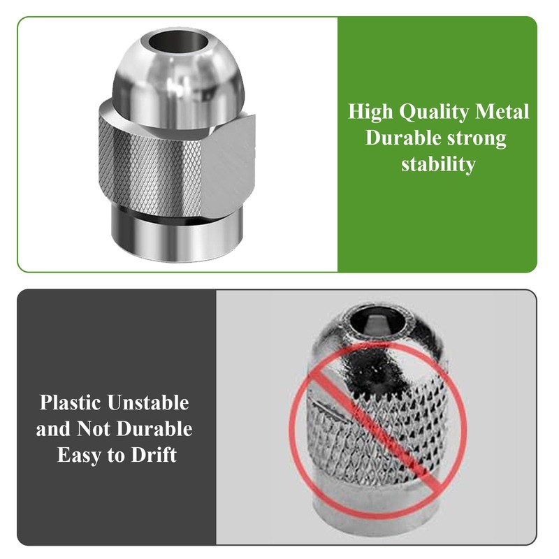 DMNQ 15 Pieces Drill Chuck Suitable for Dremel, Mini Drill
