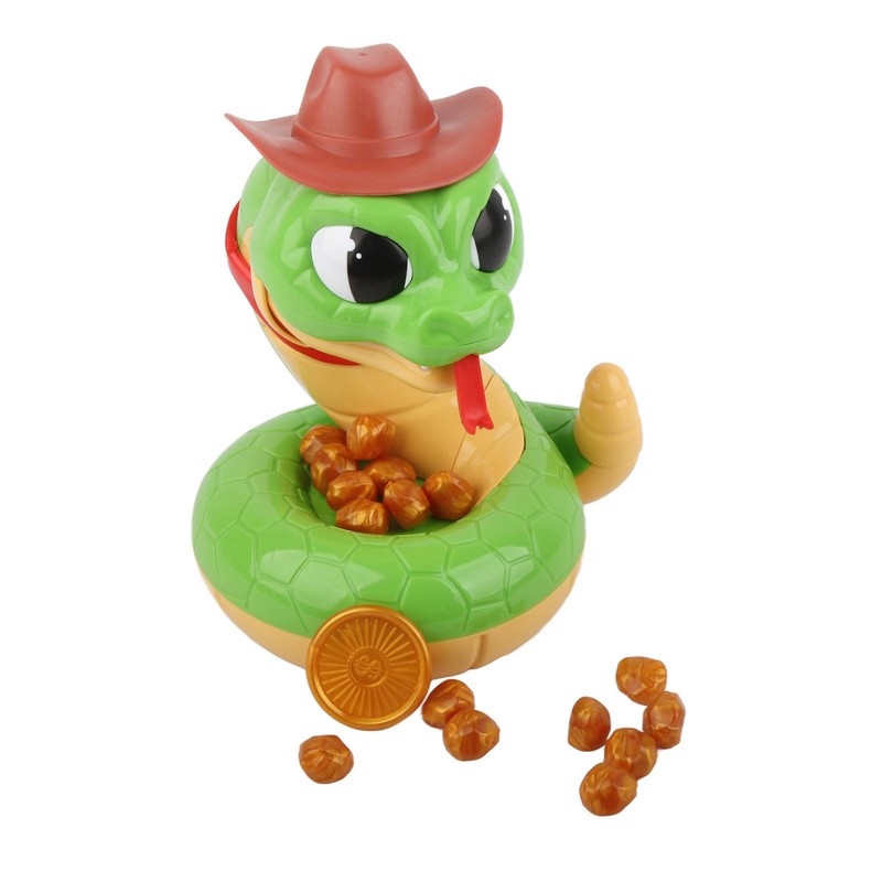 Electric Rattlesnake Toy Plastic Tricky Scary Rattlesnake Prank Toy Induction