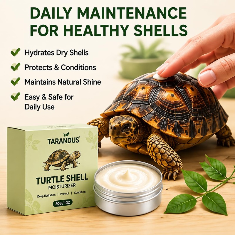 TARANDUS Reptile Shell Balm, Turtle Shell Care Conditioner for Tortoise,