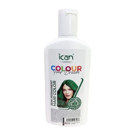 ican London Colour Your Dream Semi Permanent Hair Color 100ml (164-EMERALD GREEN)