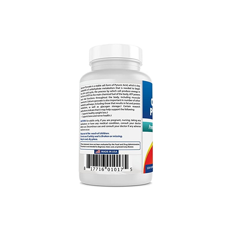 1 piruvato de calcio 750 mg cápsula por Best Naturals