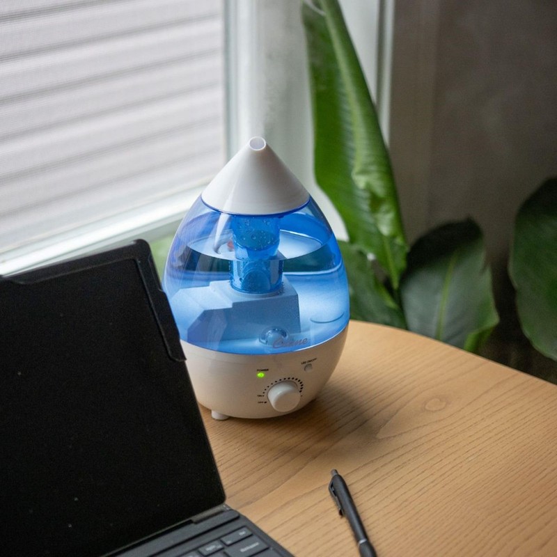 Crane Personal Ultrasonic Cool Mist Humidifier for Kids Bedroom, Adjustable
