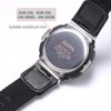 MCXGL Cloth/Leather Strap Replacement for Casio SGW-100 GW-3000B GW-3500B PAS-400B