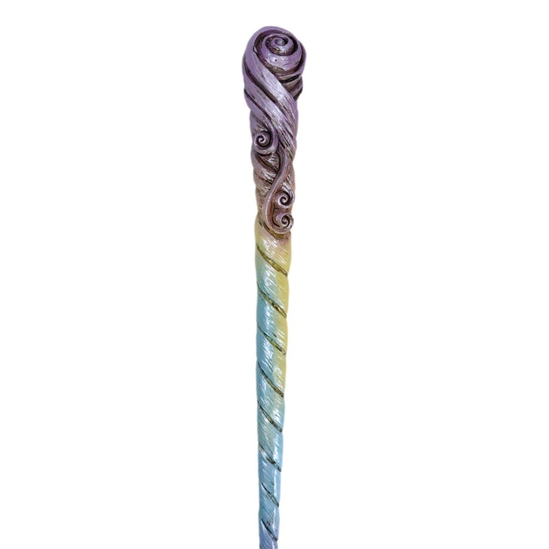Wizards Fantasy Cosplay Rainbow Unicorn Horn Magic Wand Staff Prop