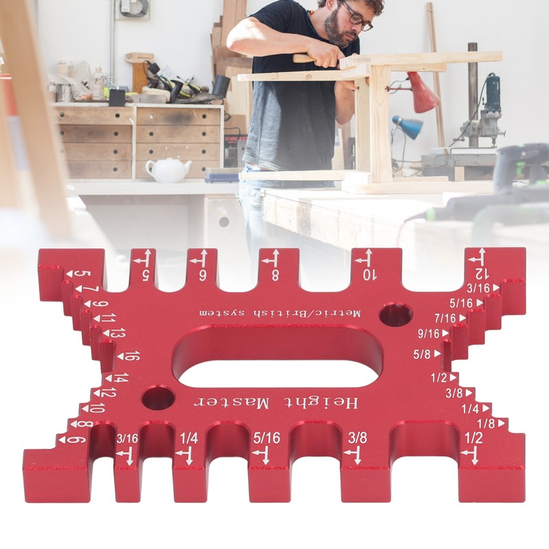 Dovetail Jig Tenon Caliper High Accuracy Laser Scales Carpentry Router
