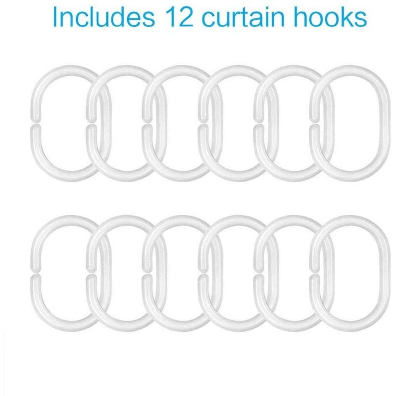 Ocean-Themed Shark Whale Shower Curtain Waterproof Bathroom Decorative Shower Curtain