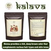 Henna-Based Natural Hair Color Powder, Ammonia-Free Brown Dye for Healthy