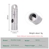 Boundless Voyage Titanium Whistle Emergency Survival Safety Whistles with Lanyard