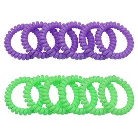 Sensory Stretchy Coil Bracelets for Kids Boys Girls, 12 Pack Toddler Bracelets Funny Speech and Communication Aid, Fidget Chew Toys for Kids with Autism/ADHD/SPD/Anxiety or Special Needs