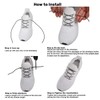 Elastic No Tie Shoelaces,Tieless Shoe Laces for Adults and Kids