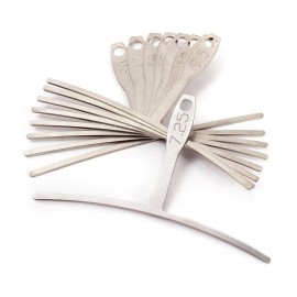 StewMac Understring Radius Gauge Tool, Set of 9, Extra-Wide Width for Bass...