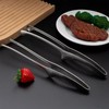 Yakiniku Tongs, Camping Tongs, Set of 2, Stainless Steel, Chopsticks,