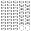50pcs 10mm Mini Split Jump Ring with Double Loops Round