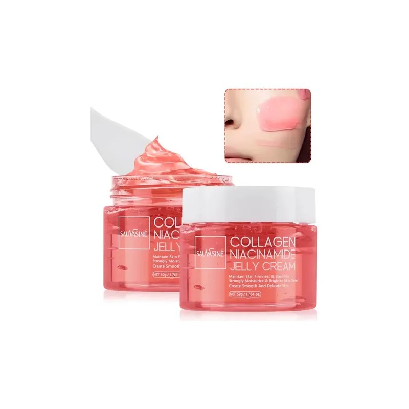 Crema Facial De Gelatina De Colágeno Hidrolizado Niacinamida