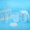 PATIKIL Graduated Beaker, 250ml PP Plastic Liquid Measuring Cup Double