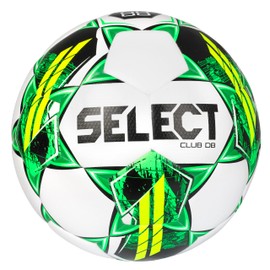 Select Club DB V22 Soccer Ball, White/Green/Yellow, Size 5