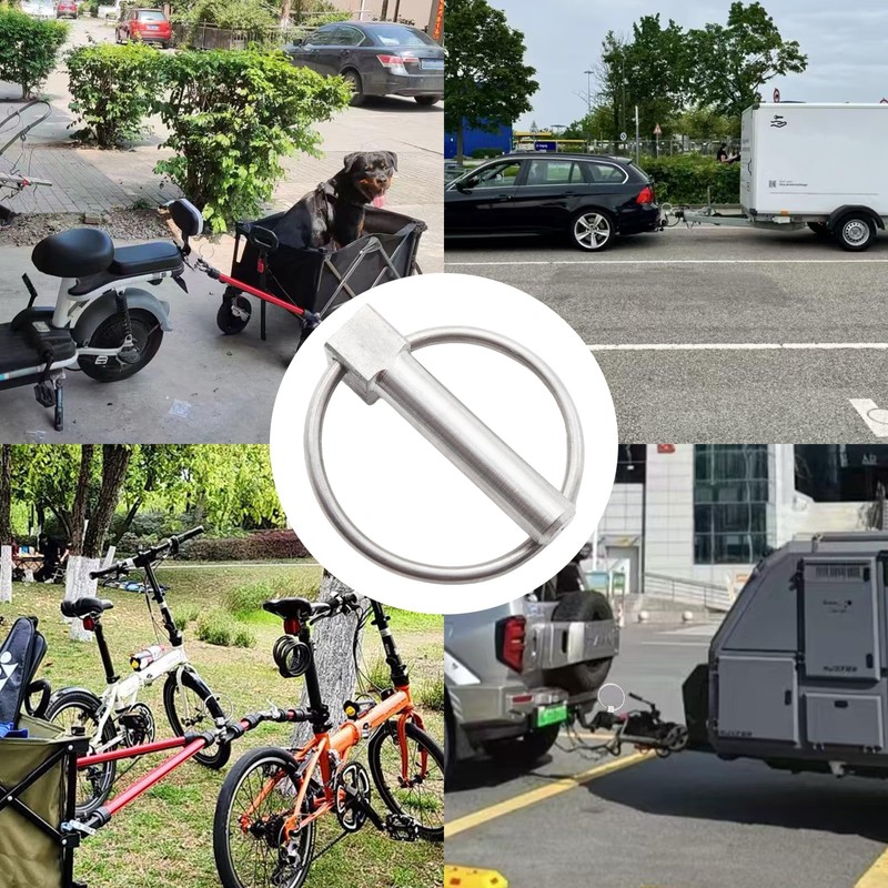 Adyoney 2 Pcs 2/5" x 1-3/4" Heavy Duty Lynch Pin,