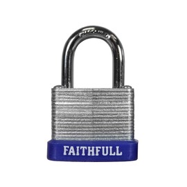 Faithfull FAIPLLAM30 Laminated Steel Padlock 30mm 3 Keys