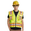 High Vis Reflective work security construction safety vest for men