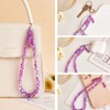 BEEFLYING Ctystal Stone Beads Wrist Straps for Phone Handmade Anti-lost