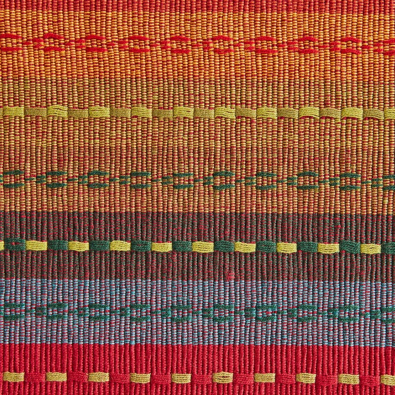 DII Southwest Collection Tabletop, Placemat Set, Spice, 6 Piece