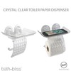 Bath Bliss Suction Cup Toilet Paper Dispenser | Power Lock