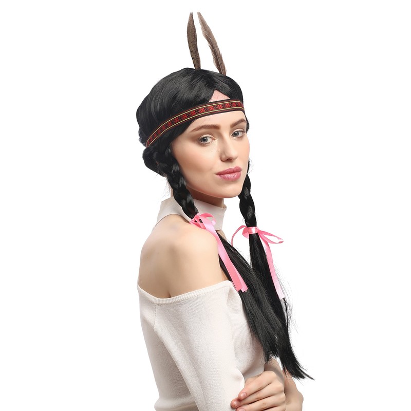WIG ME UP - WG-7001-ZA103 Women's Wig Black Carnival Indian