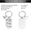 Step Dad Keychain Gift Step Father Keyring Father's Day Gifts