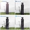QURAS Water Softener Cover Outdoor, Water Softener Tank Jacket All-Weather