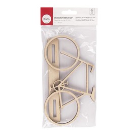 Rayher 62814000 Holz-Fahrrad, zum Stellen, FSC 100% Sortiert 20x11cm, SB-Btl 1Stück