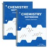 Kolldenn 2 Pcs Organic Biochemistry Spiral Notebook Hexagonal Graph Paper