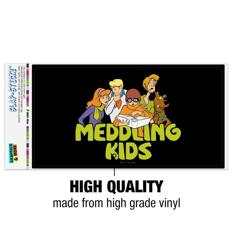 GRAPHICS & MORE Scooby-Doo Meddling Kids Automotive Car Window Locker