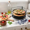 Laexepelle Pizza Baking Set - Contains 3 Non-stick Pizza Pans