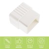 UFURMATE 3x4 to 2x3 Downspout Adapter 1 Pack PVC Gutter