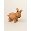 Spring Copenhagen Handmade African Hippo Wilma - Unique Wooden Art