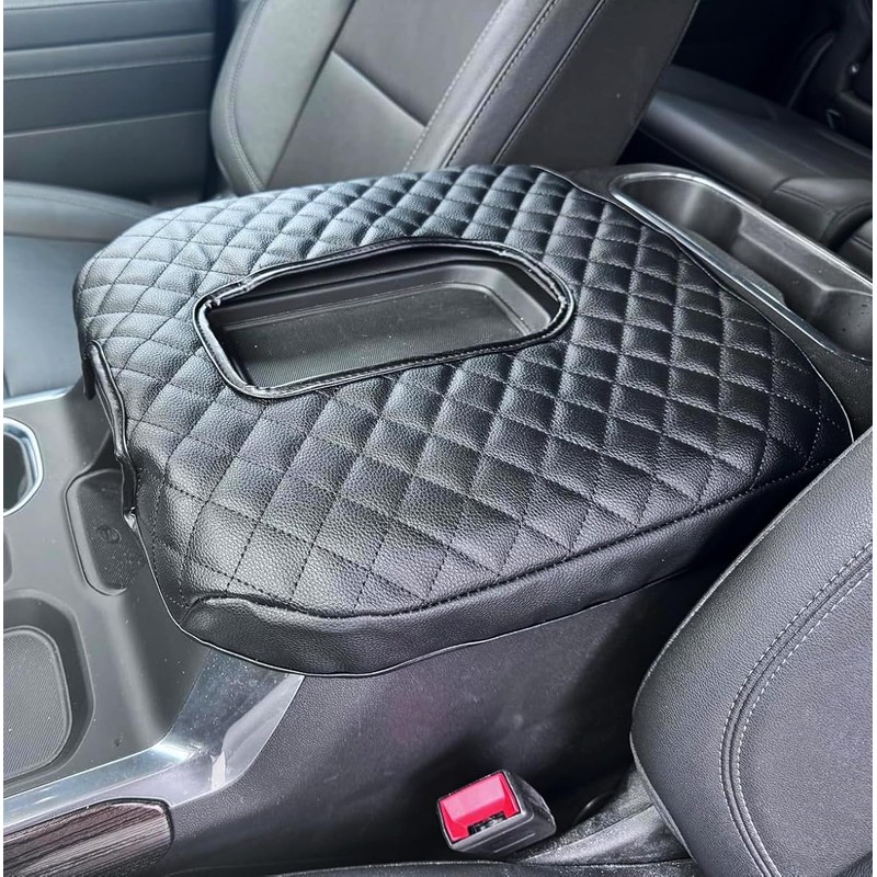 xinghe for 2014-2018 Silverado Sierra Jump Seat Console Leather Armrest