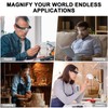 Magnifying Glasses with Light, 0.75X-4.0X Magnifying Glass, Rechargeable Head Magnifier